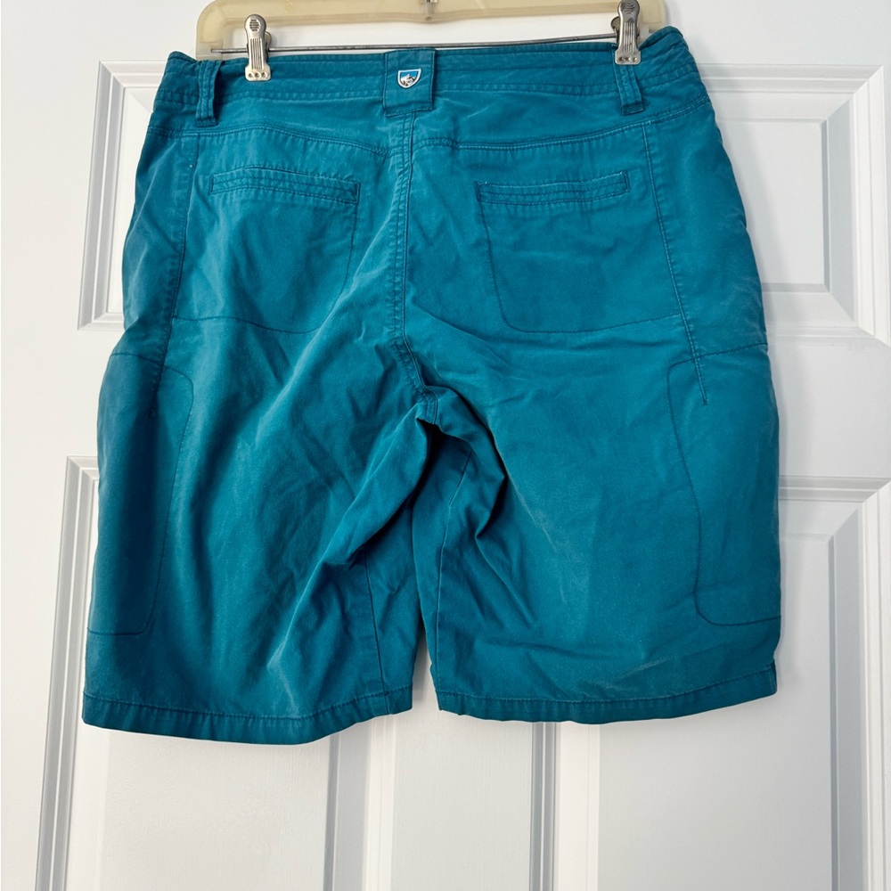 Womens Kuhl Teal Casual Shorts - Picture 2 of 4